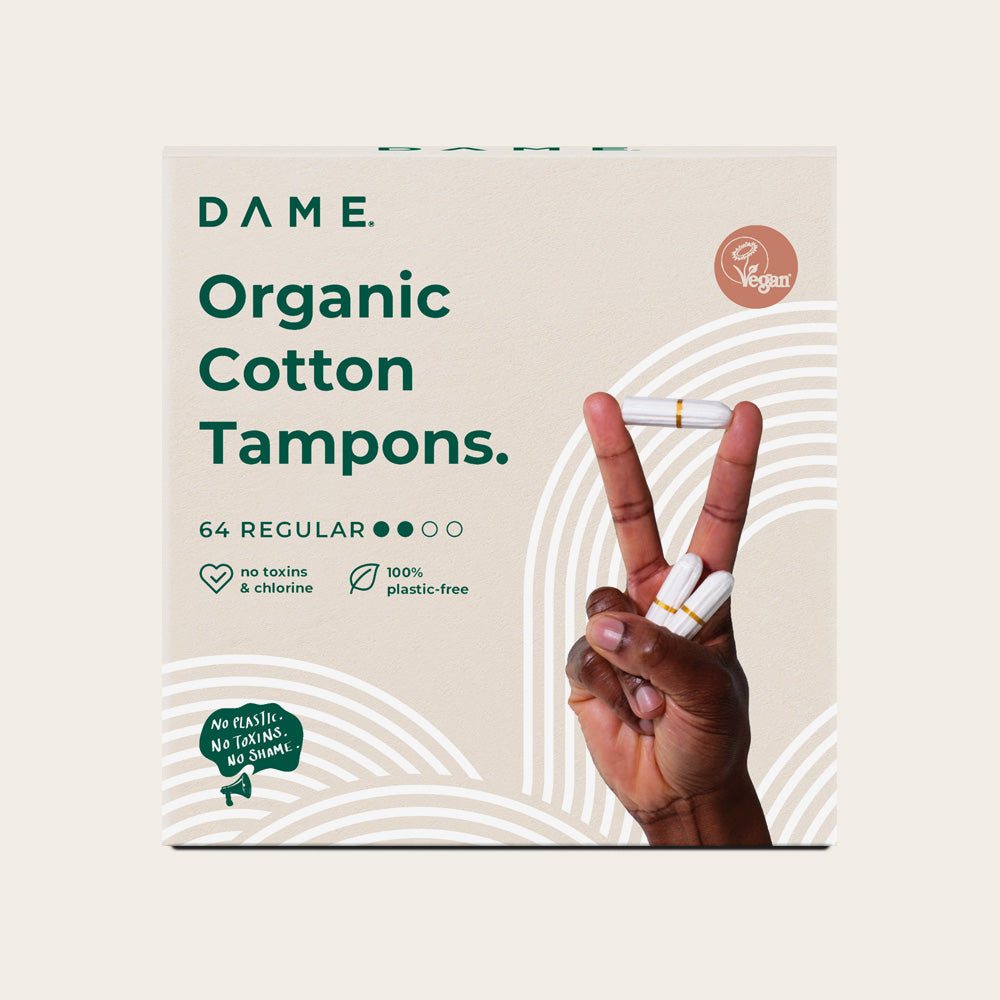 Bulk Buy Tampons Organic Cotton Tampons DAME