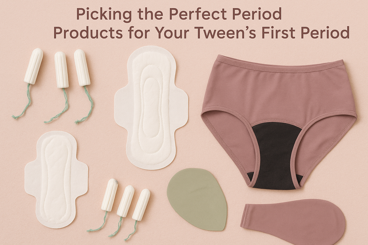Picking the Perfect Period Products for Your Tween’s First Period