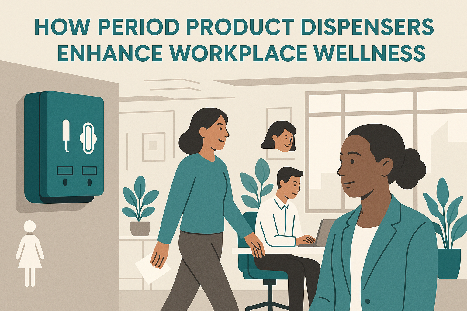 How Period Product Dispensers Enhance Workplace Wellness