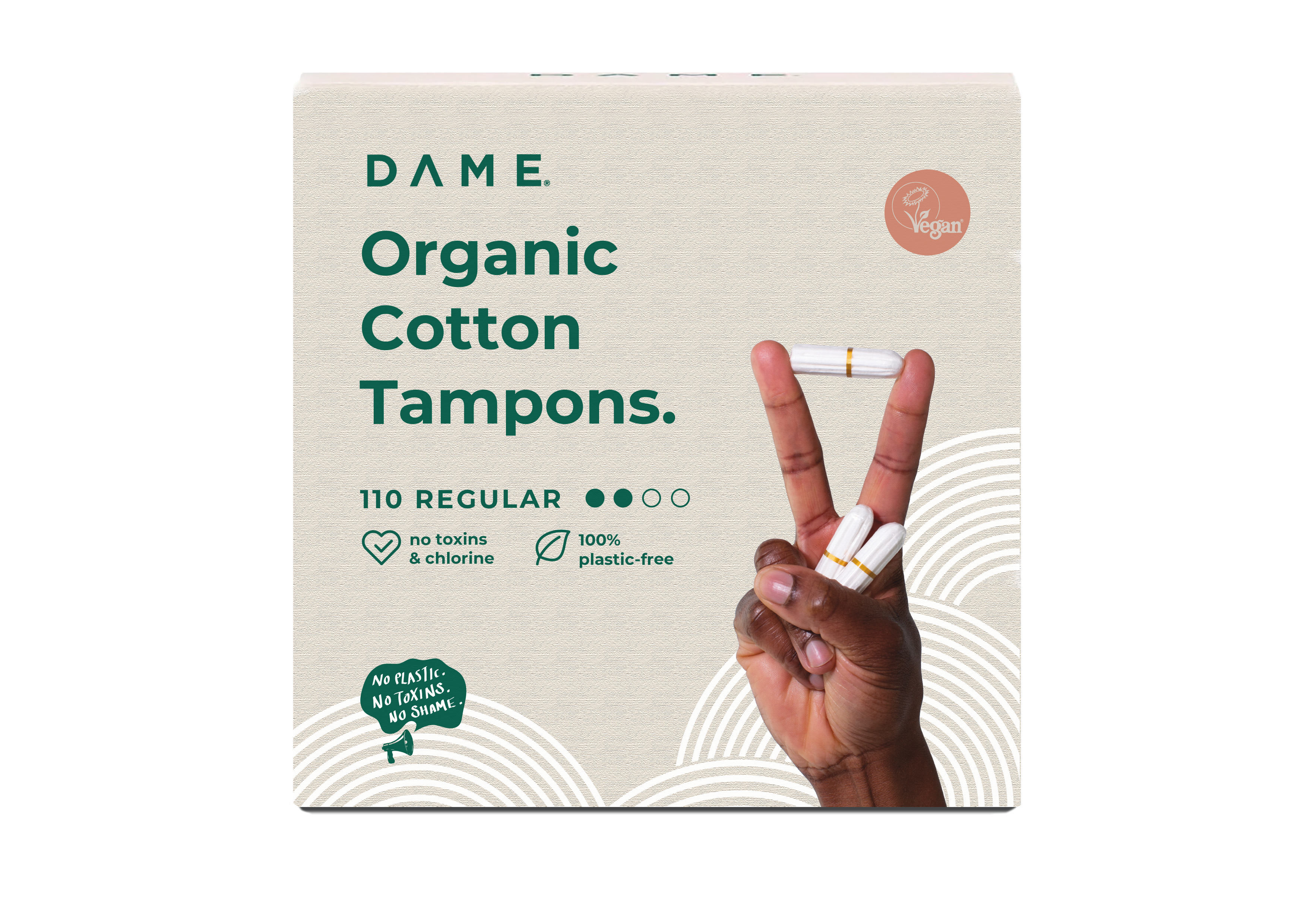 Bulk Buy Tampons Organic Cotton Tampons DAME