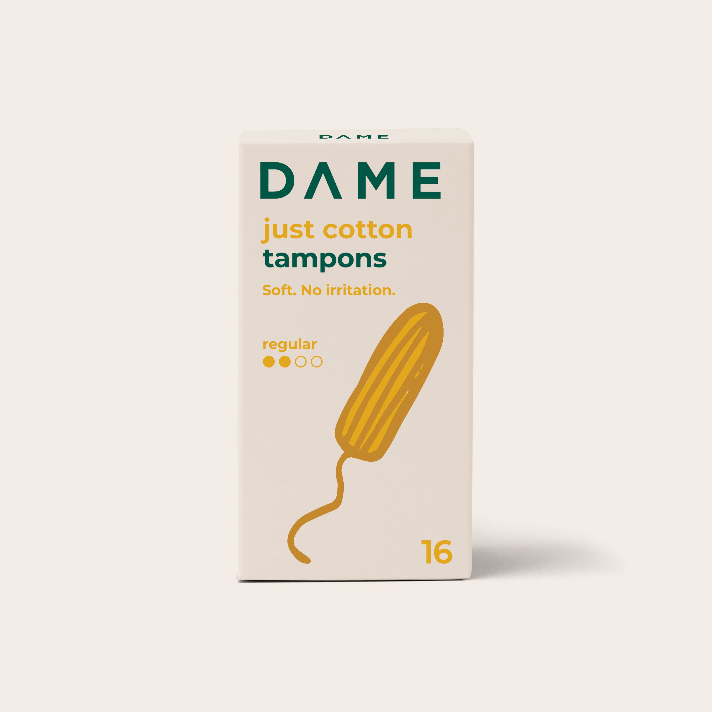 Organic Cotton Tampons - DAME