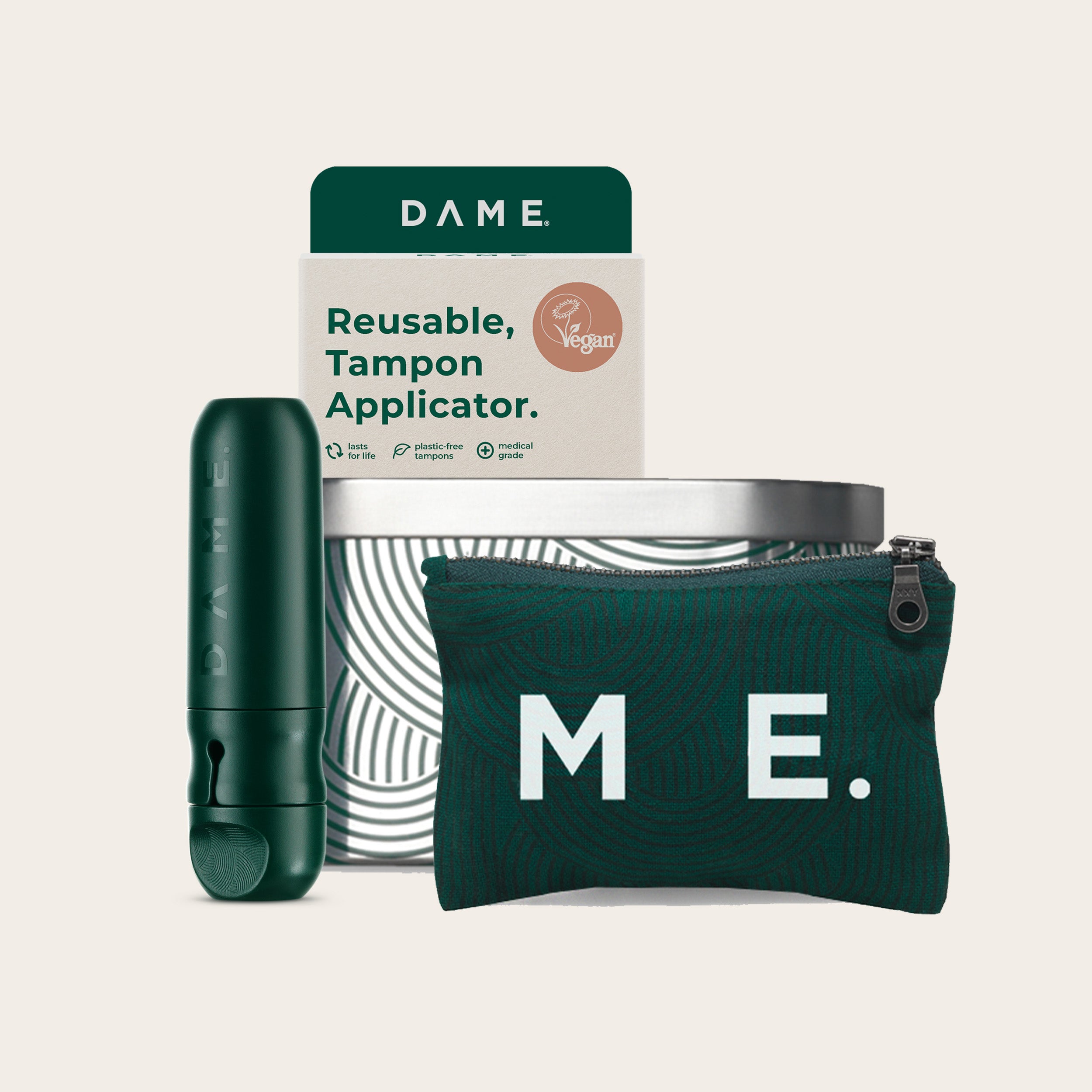DAME's Reusable Tampon Applicator Set