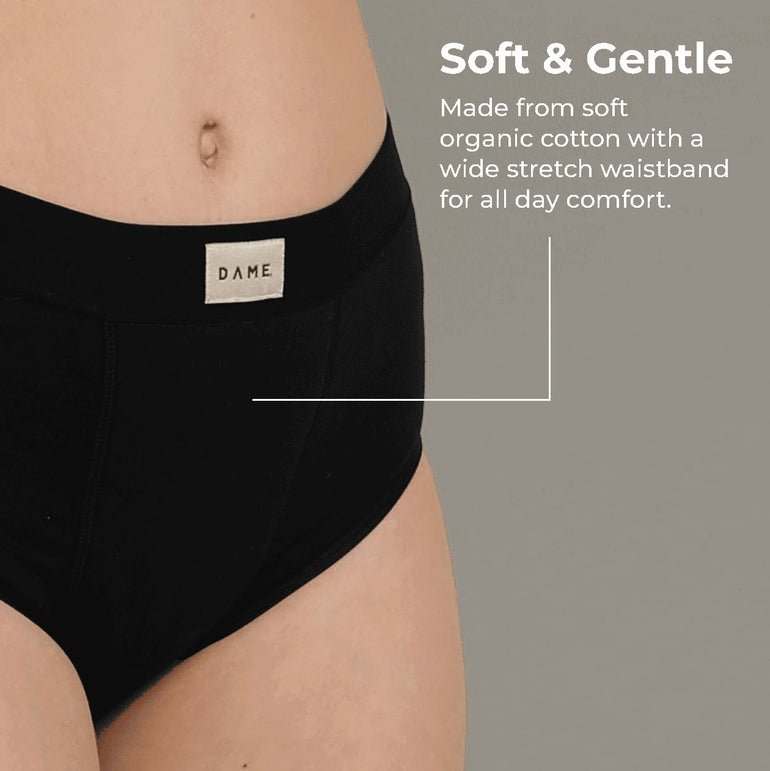 High Waisted Period Pants, Full-brief