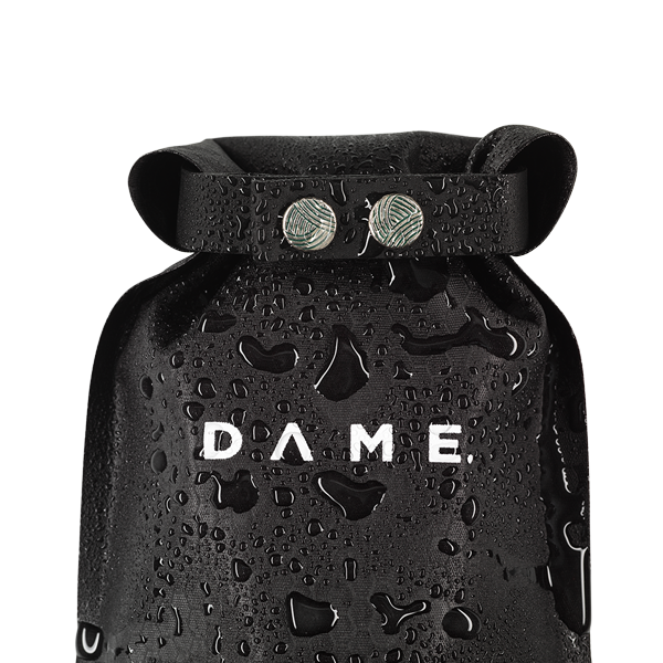 DAME's Dry Bag waterproof lifestyle shot